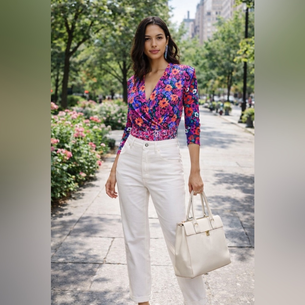 Zara floral cropped top - Picture 2 of 6